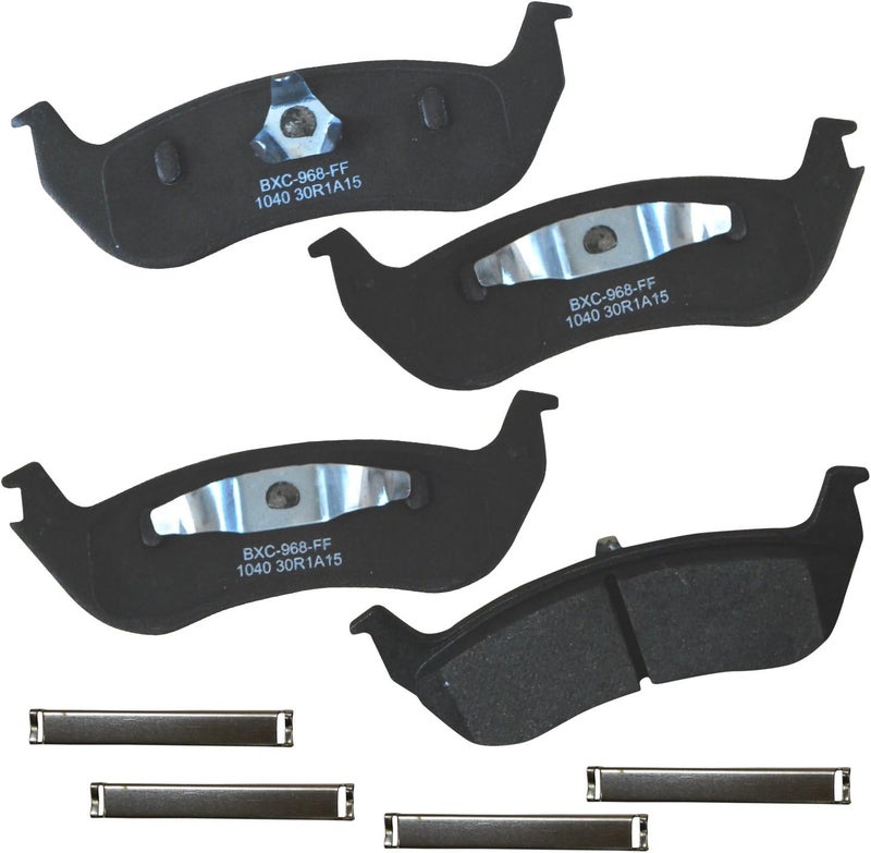 Bendix Premium SBC1040 Ceramic Rear Brake Pads for Ford Crown Victoria 2007-2003 - Image 1